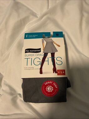 🥳 5 for $25 BUNDLE No Nonsense Women’s Super Opaque Tights - Gray